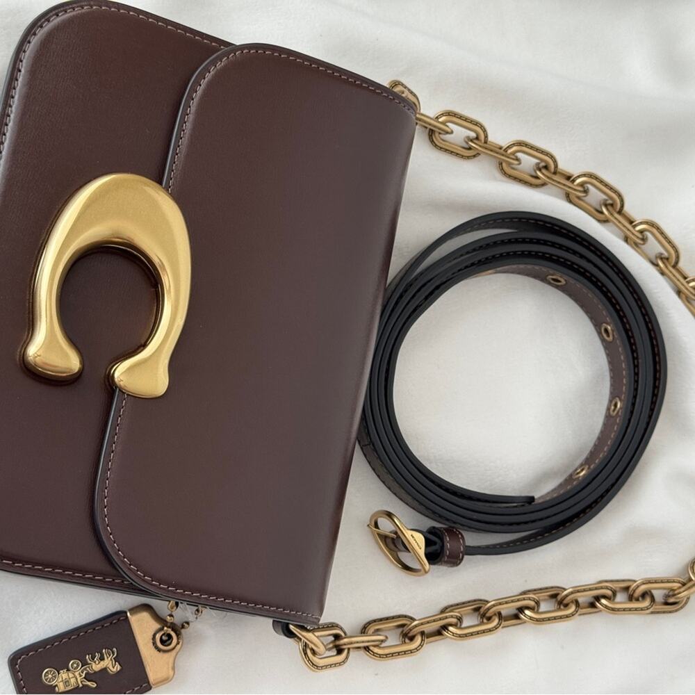 Coach Idol Shoulder Bag In Maple Oversea Exclusive CM157 - Picture 15 of 15